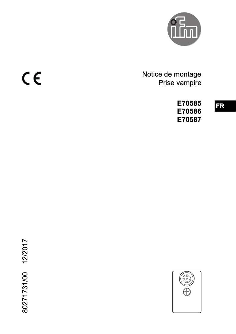 Image de la première page du manuel de l'appareil E70587