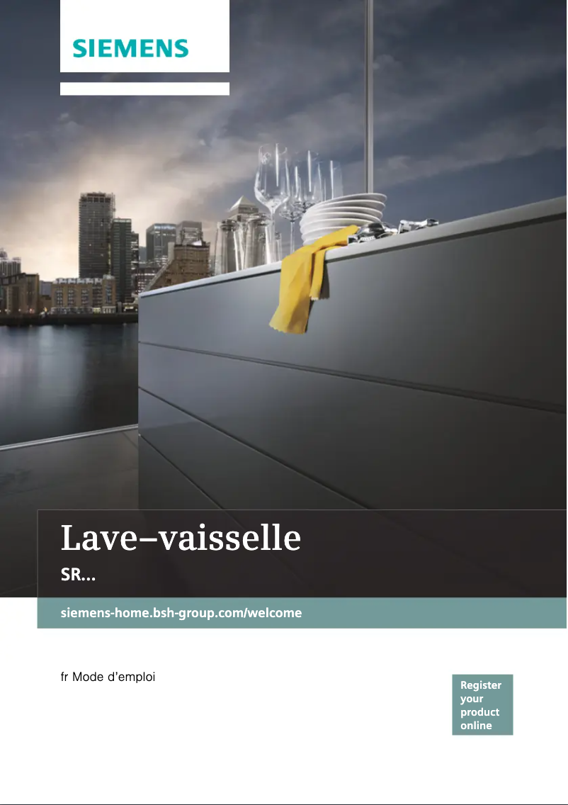 Page n°1 - Manuel utilisateur Siemens iQ500 SR256W00PE