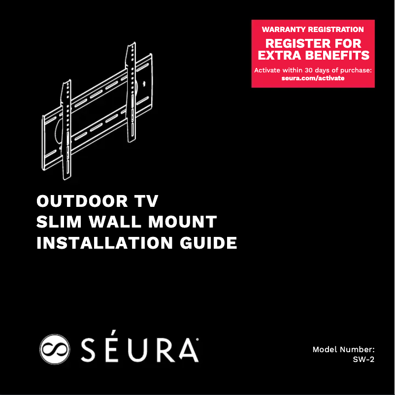 Page n°1 - Manuel utilisateur Seura SW-2