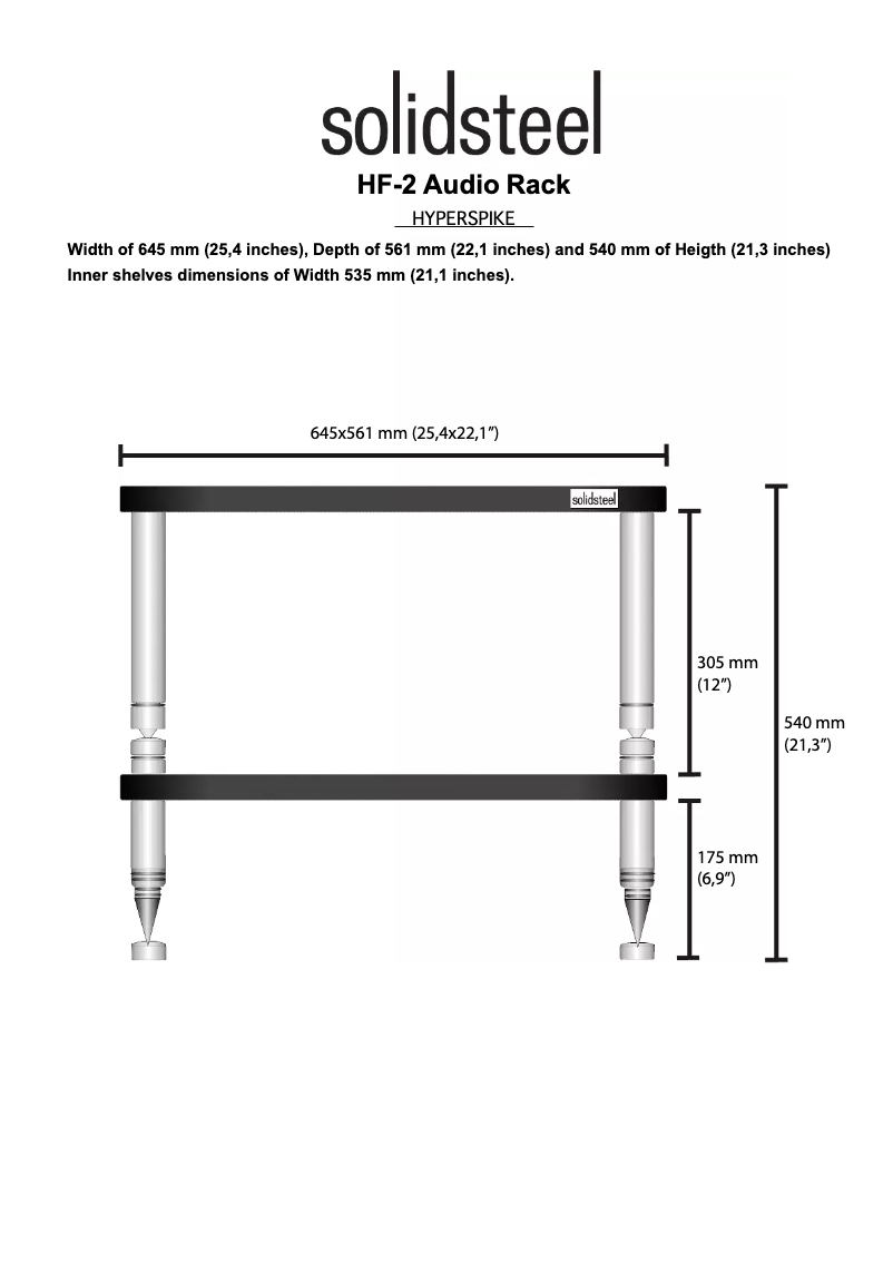 Page n°1 - Mode d'emploi Solidsteel Hyperspike HF-2