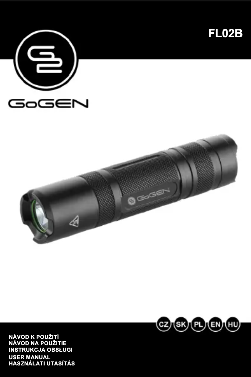 Page 1 de la notice Manuel utilisateur GoGen FL02B