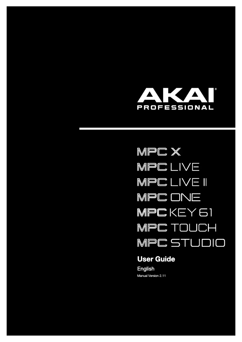 Imagen de la primera página del manual del dispositivo MPC Key 61