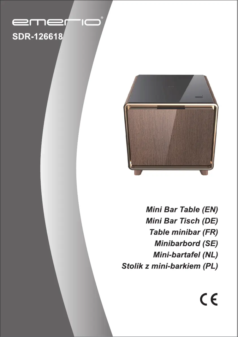 Page 1 de la notice Manuel utilisateur Emerio SDR-126618