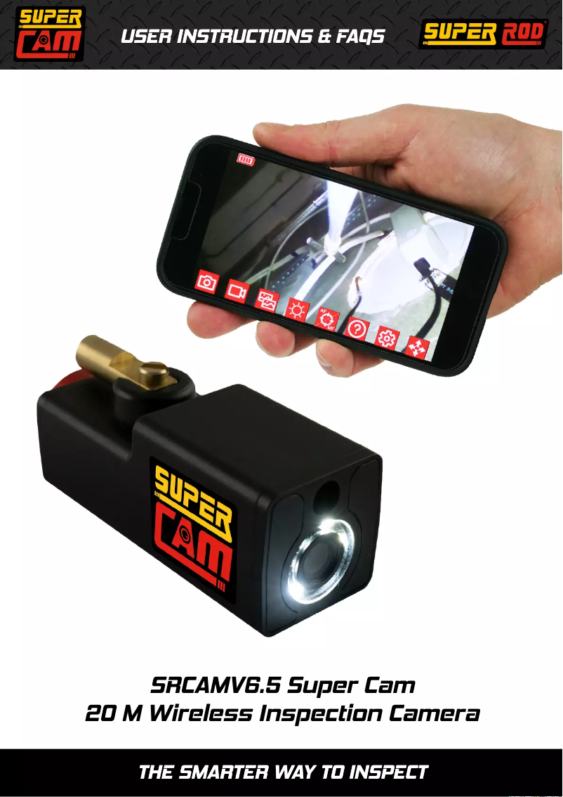 Page 1 de la notice Manuel utilisateur Super Rod SRCAMV6.5