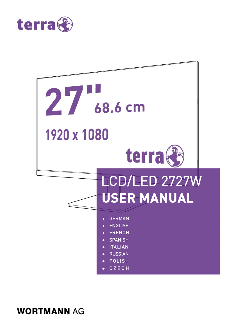 Page n°1 - Manuel utilisateur Wortmann AG Terra LED 2727W