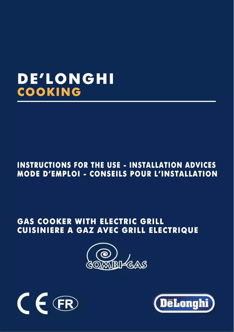 Page 1 de la notice Manuel utilisateur DeLonghi PGVX 965 GHI