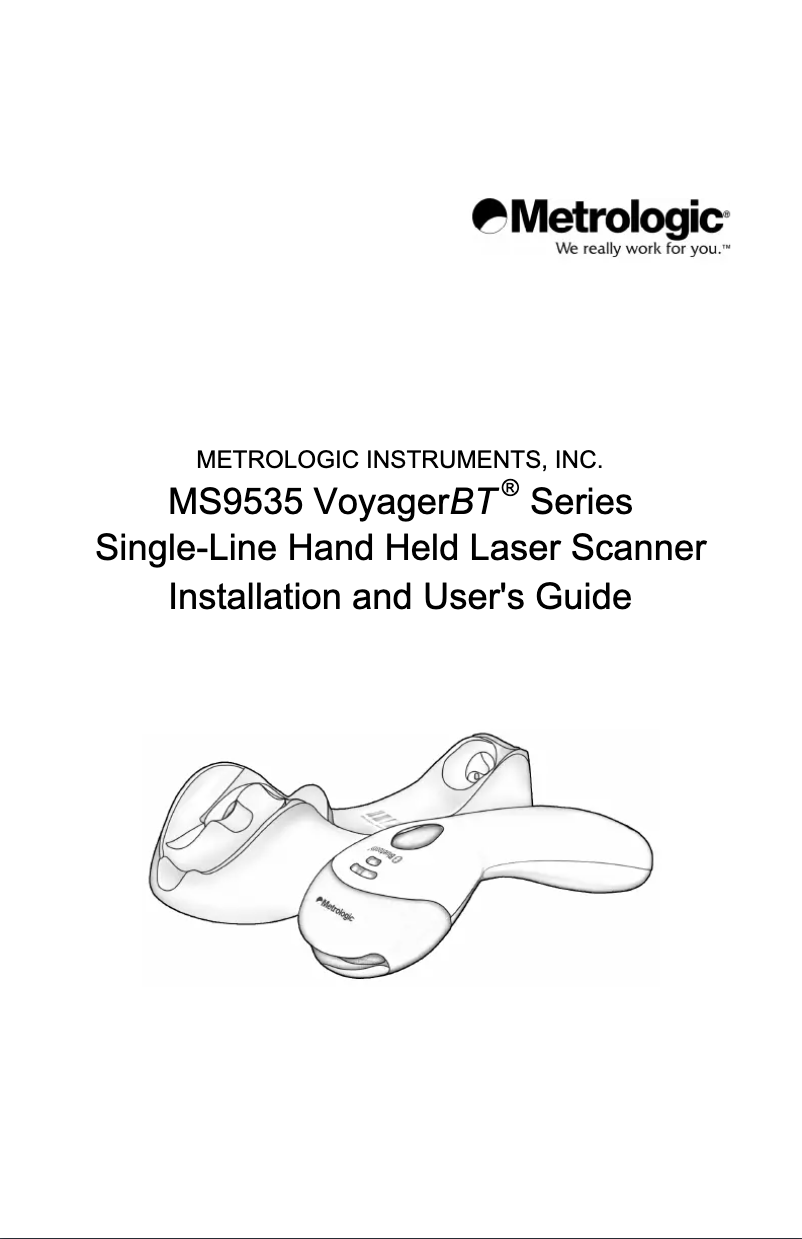Página 1 del manual Manual de usuario Metrologic MS9535 VoyagerBT