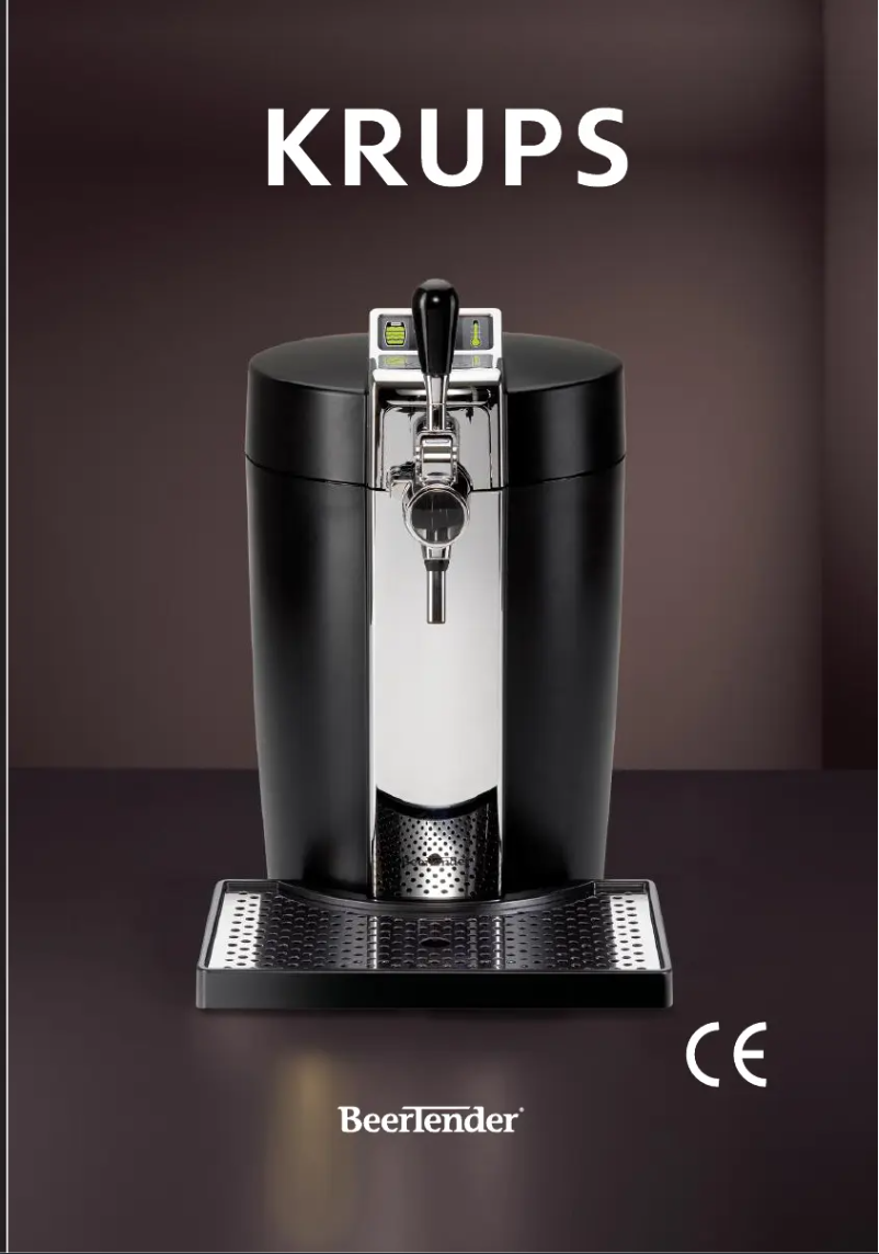 Page 1 de la notice Manuel utilisateur Krups Beertender YY2932