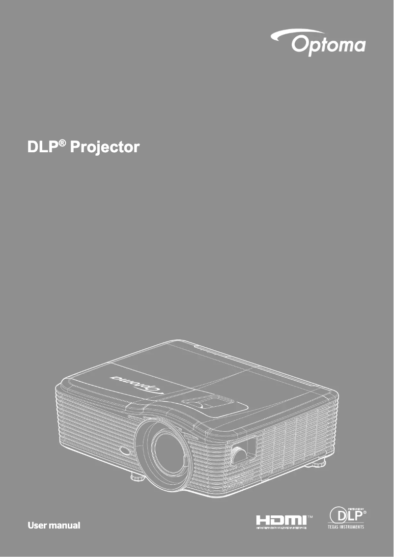 Page n°1 - Manuel utilisateur Optoma EH515TST