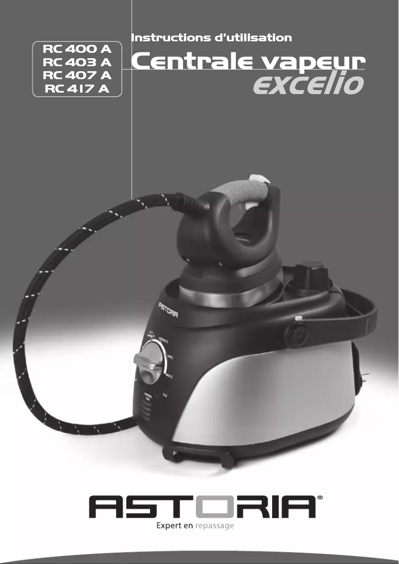 Image de la première page du manuel de l'appareil RC417A