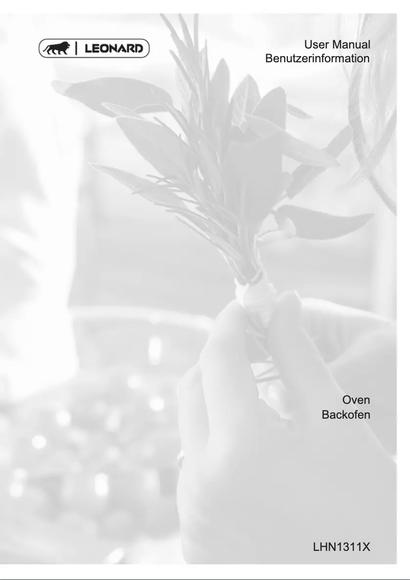 Página 1 del manual Manual de usuario Leonard LHN1311X