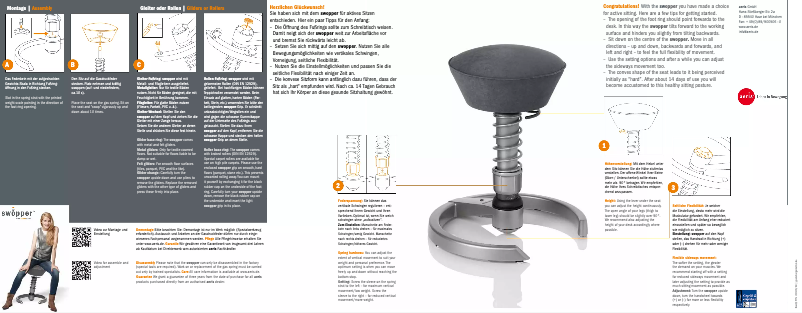 Page n°1 - Manuel utilisateur Aeris Swopper Standard
