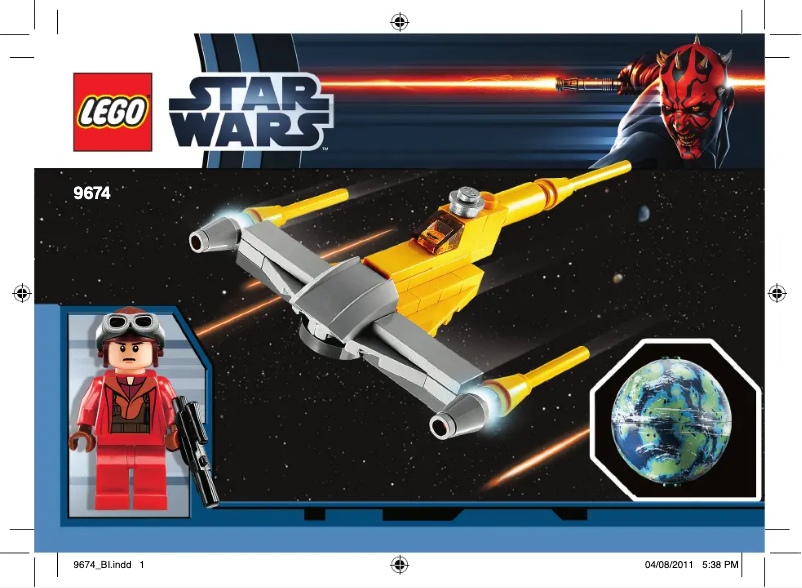 Page n°1 - Manuel utilisateur Lego Naboo Starfighter (TM) & Naboo (TM)