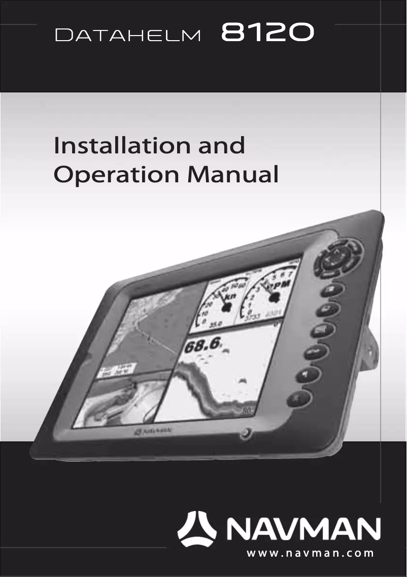 Page n°1 - Manuel utilisateur Navman 8120