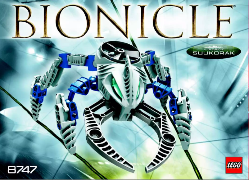 Page n°1 - Manuel utilisateur Lego Bionicle 8747