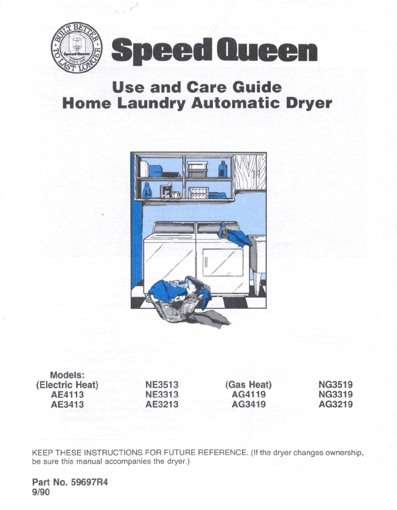 Image de la première page du manuel de l'appareil AG3419