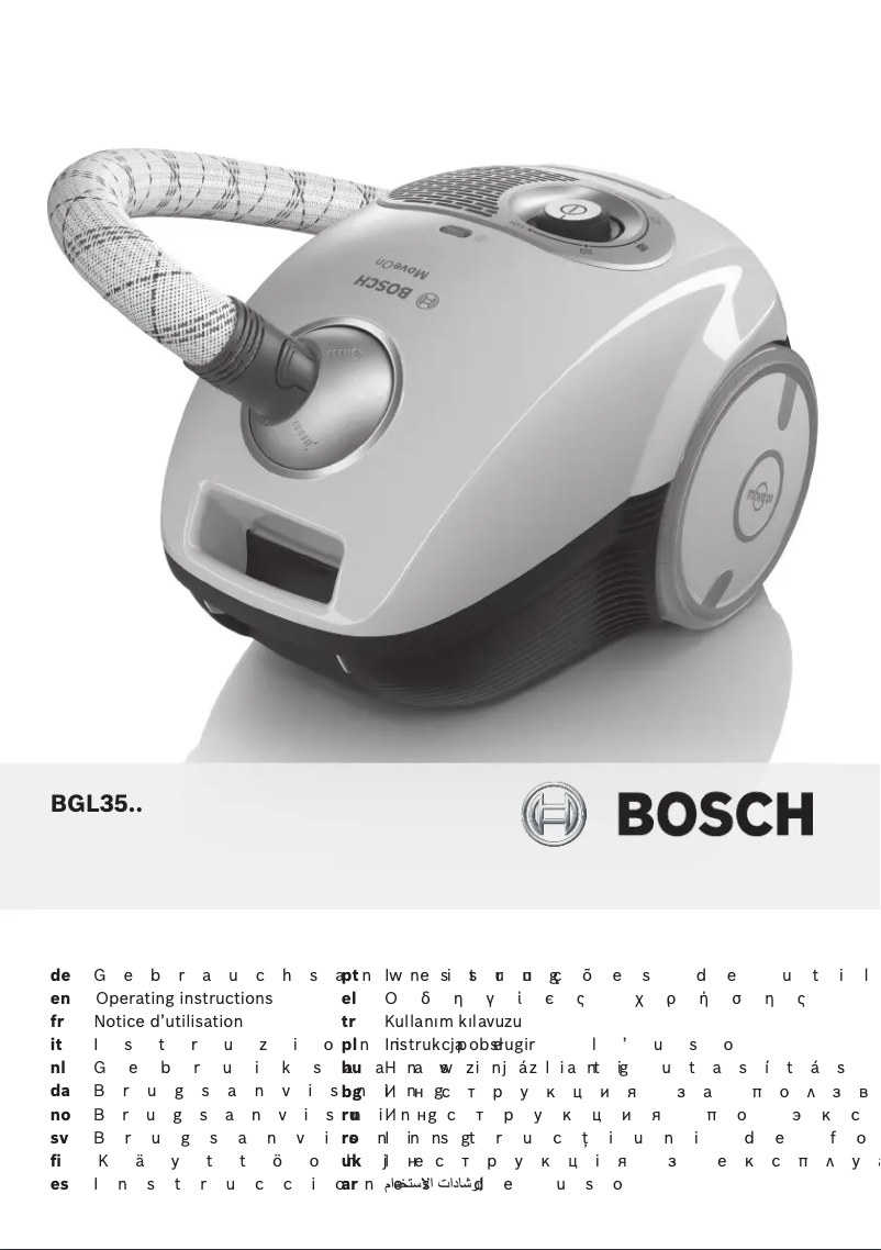 Page n°1 - Manuel utilisateur Bosch BGL35MOV14