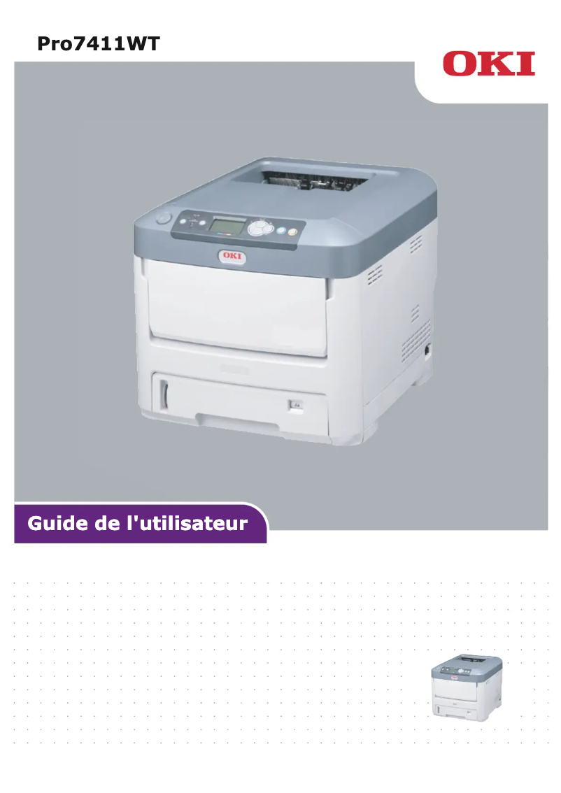 Page n°1 - Manuel utilisateur OKI Pro7411WT