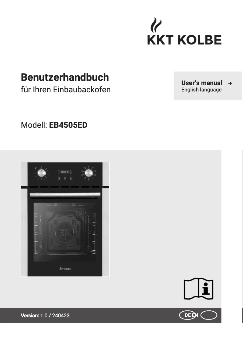 Page 1 de la notice Manuel utilisateur KKT Kolbe EB4505ED