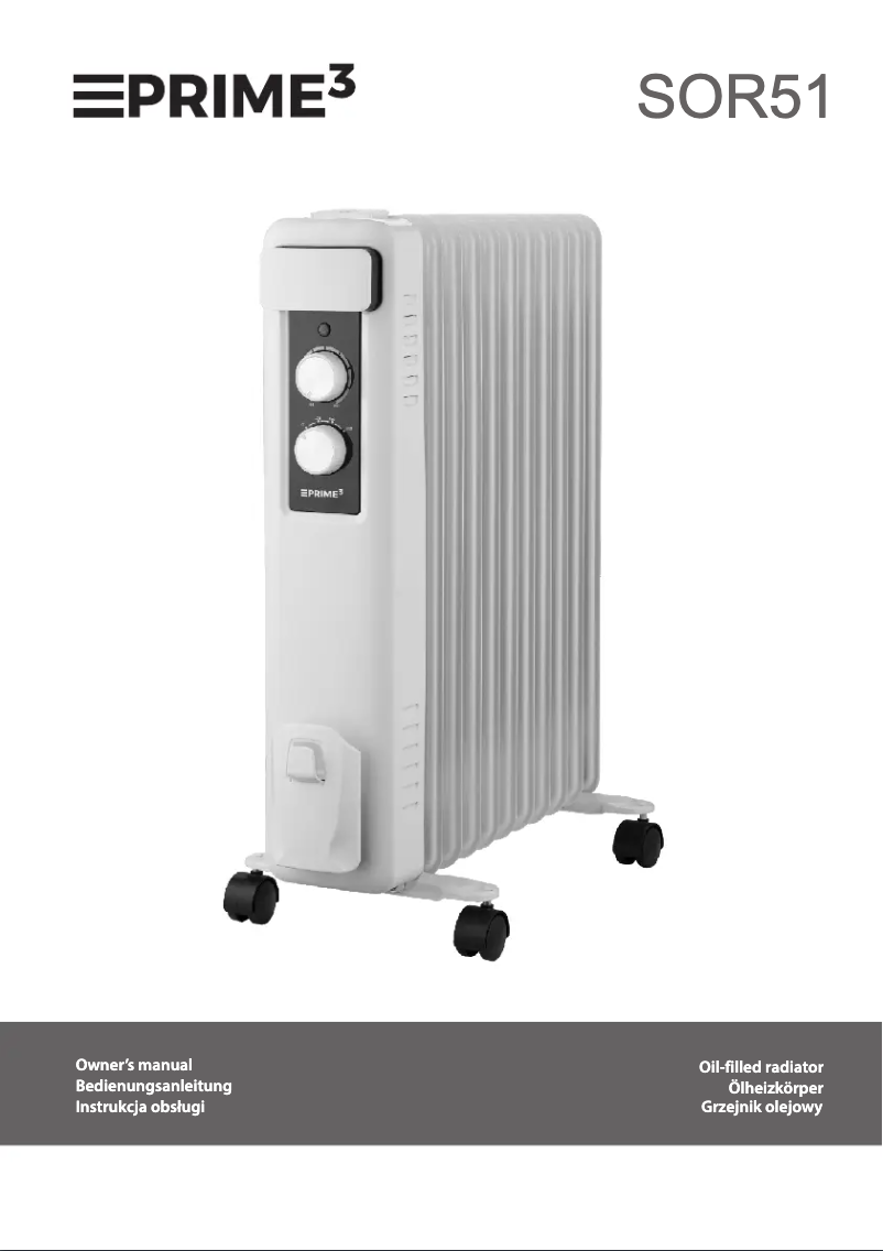 Página 1 del manual Manual de usuario PRIME3 SOR51