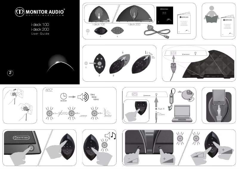 Image de la première page du manuel de l'appareil I-Deck 200