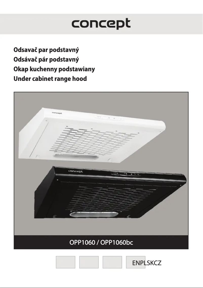 Image de la première page du manuel de l'appareil OPP1060BC