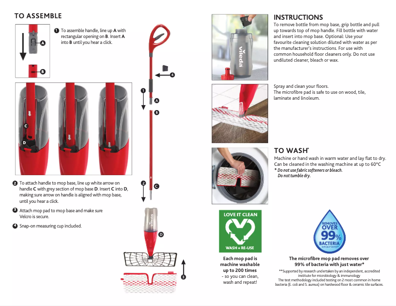 Image de la première page du manuel de l'appareil 1.2 Spray Max