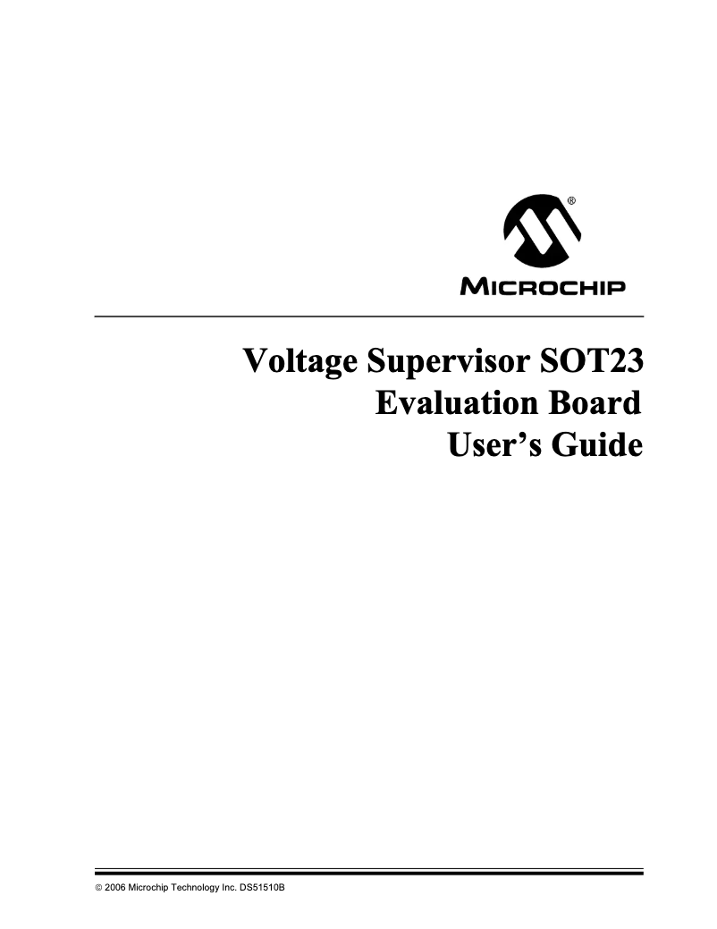Página 1 del manual Manual de usuario Microchip MCP102