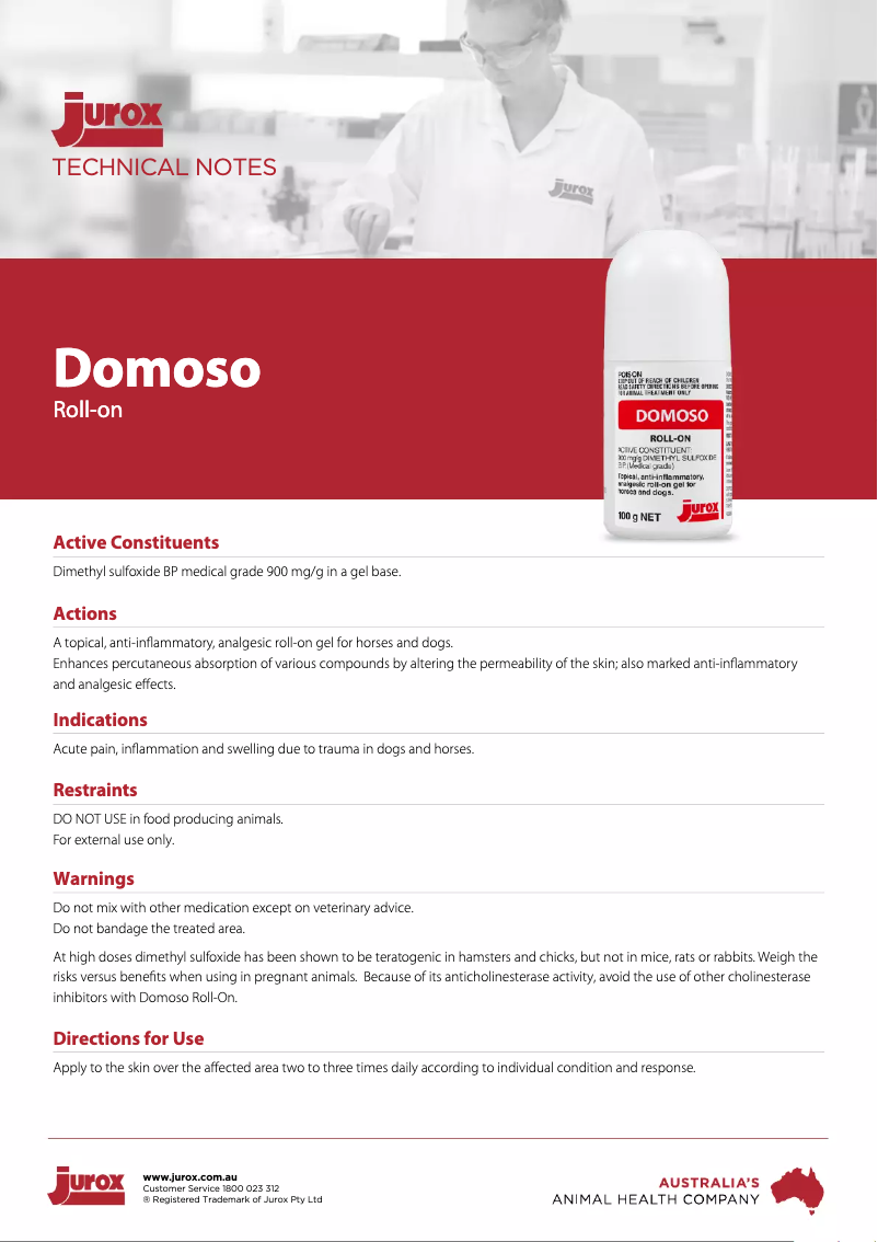 Page n°1 - Manuel utilisateur Jurox Domoso