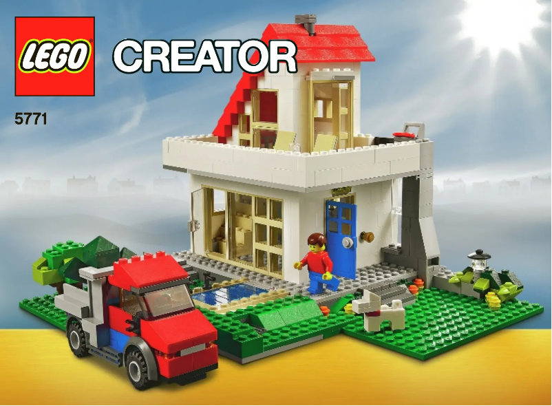 Page 1 de la notice Manuel utilisateur Lego Creator 5771
