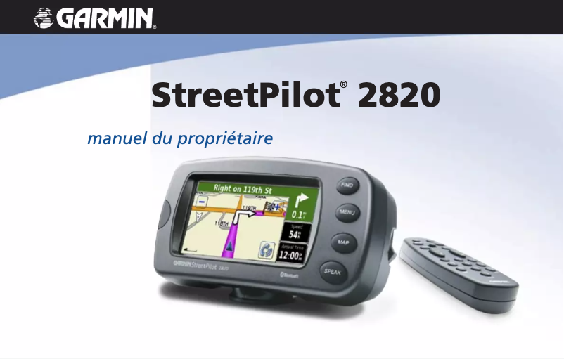 Página 1 del manual Manual de usuario Garmin StreetPilot 2820