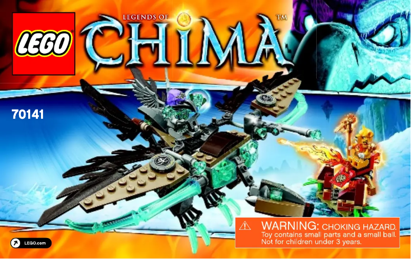 Page 1 de la notice Manuel utilisateur Lego Chima 70141