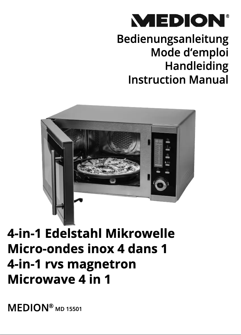 Image de la première page du manuel de l'appareil MD 15501
