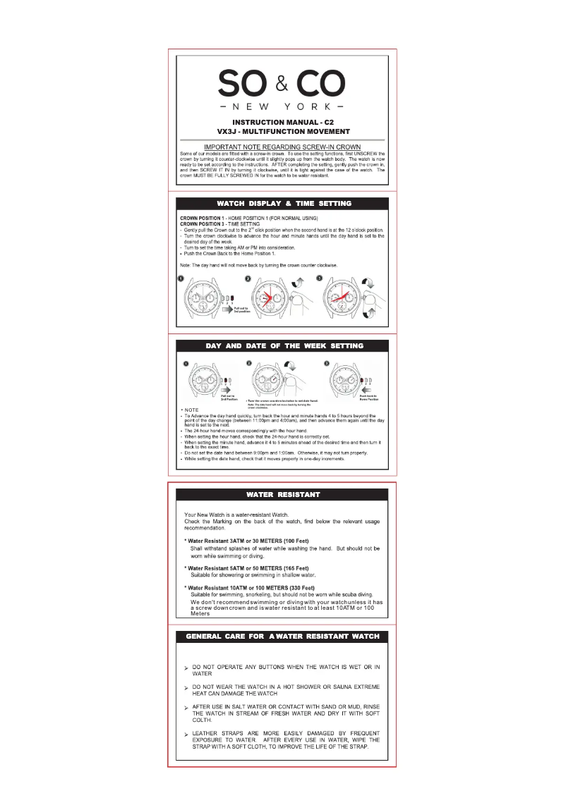 Página 1 del manual Manual de usuario So & Co Chelsea 5215