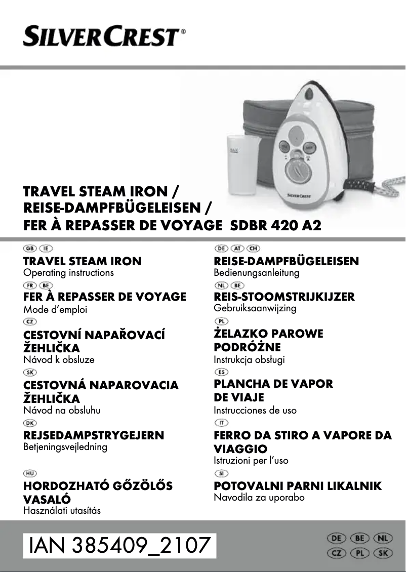 Imagen de la primera página del manual del dispositivo SDBR 420 A1