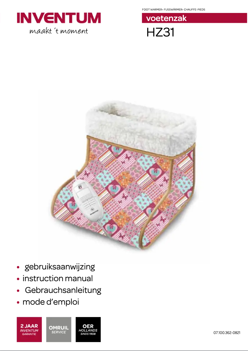 Image de la première page du manuel de l'appareil HZ31