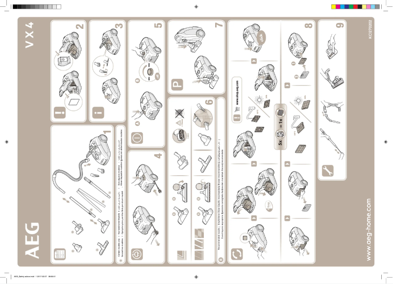 Page n°1 - Manuel utilisateur AEG VX4-1-WR-A