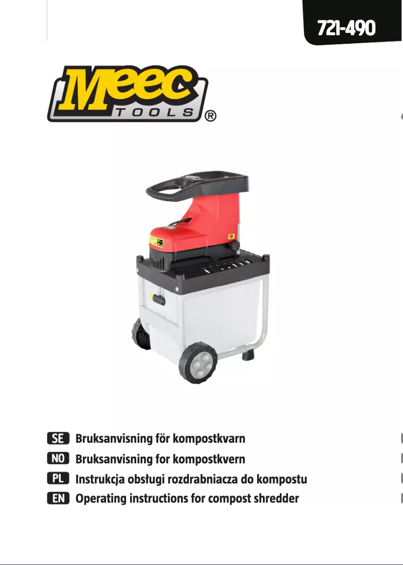 Page 1 de la notice Manuel utilisateur Meec Tools 721-490