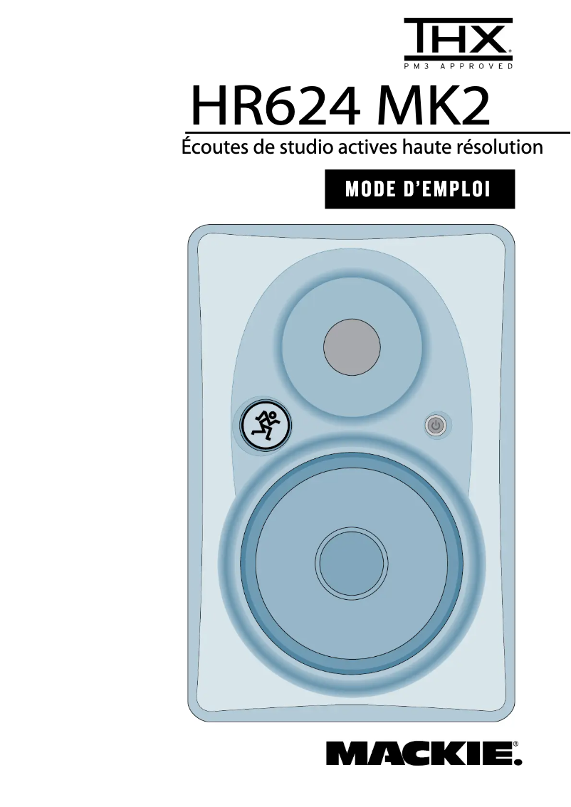 Page n°1 - Manuel utilisateur Mackie HR624mk2
