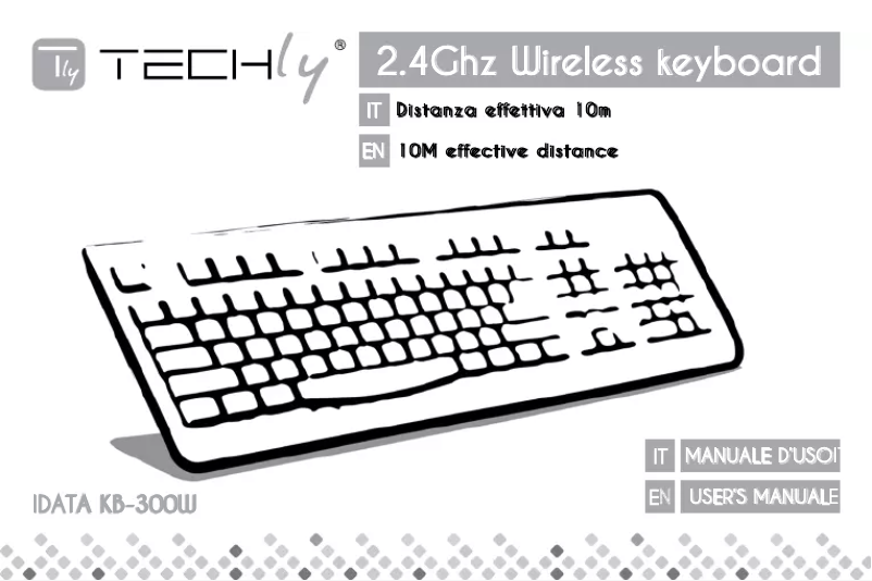 Page n°1 - Manuel utilisateur Techly IDATA KB-300W
