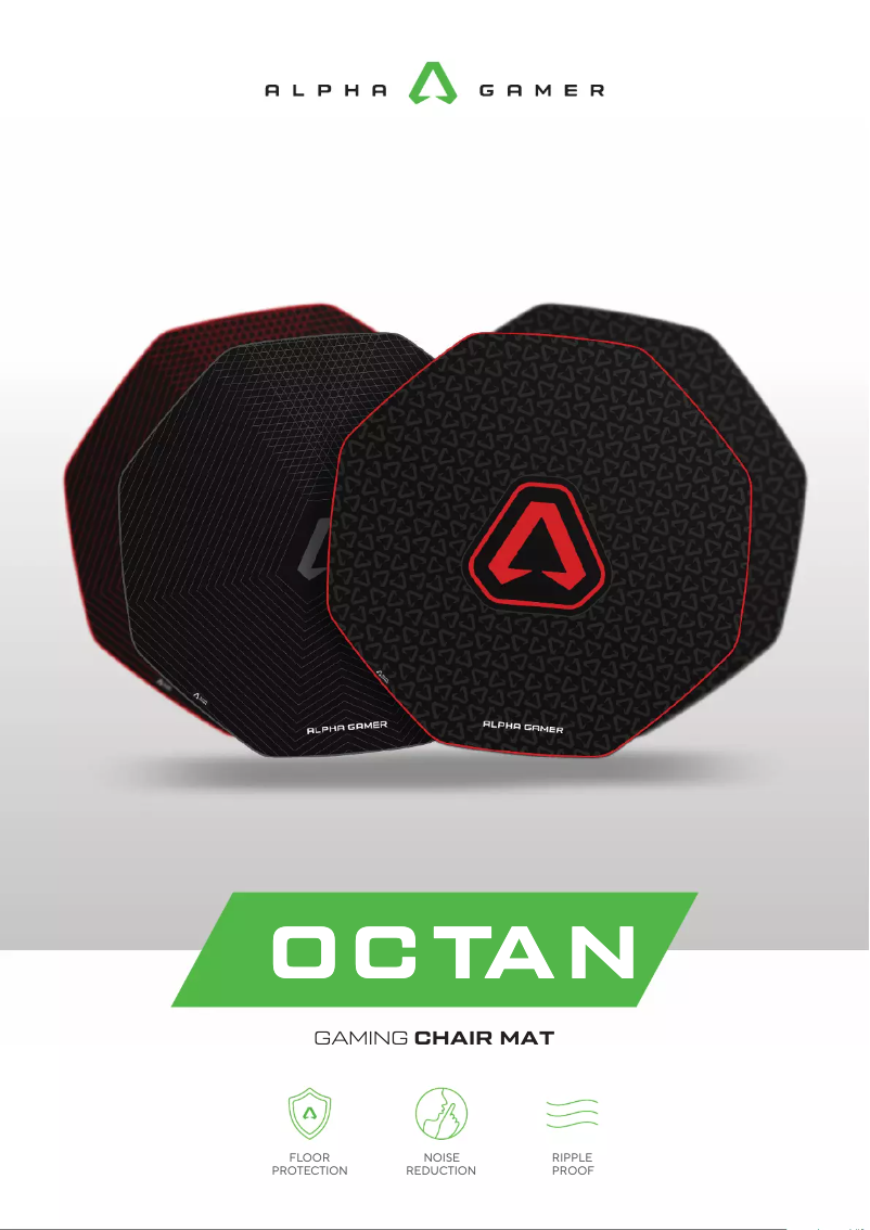 Page 1 de la notice Manuel utilisateur Alpha Gamer Octan