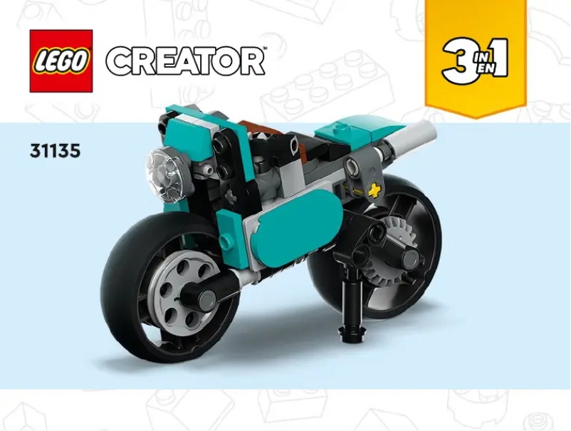 Page n°1 - Consignes visuelles Lego Creator 31135