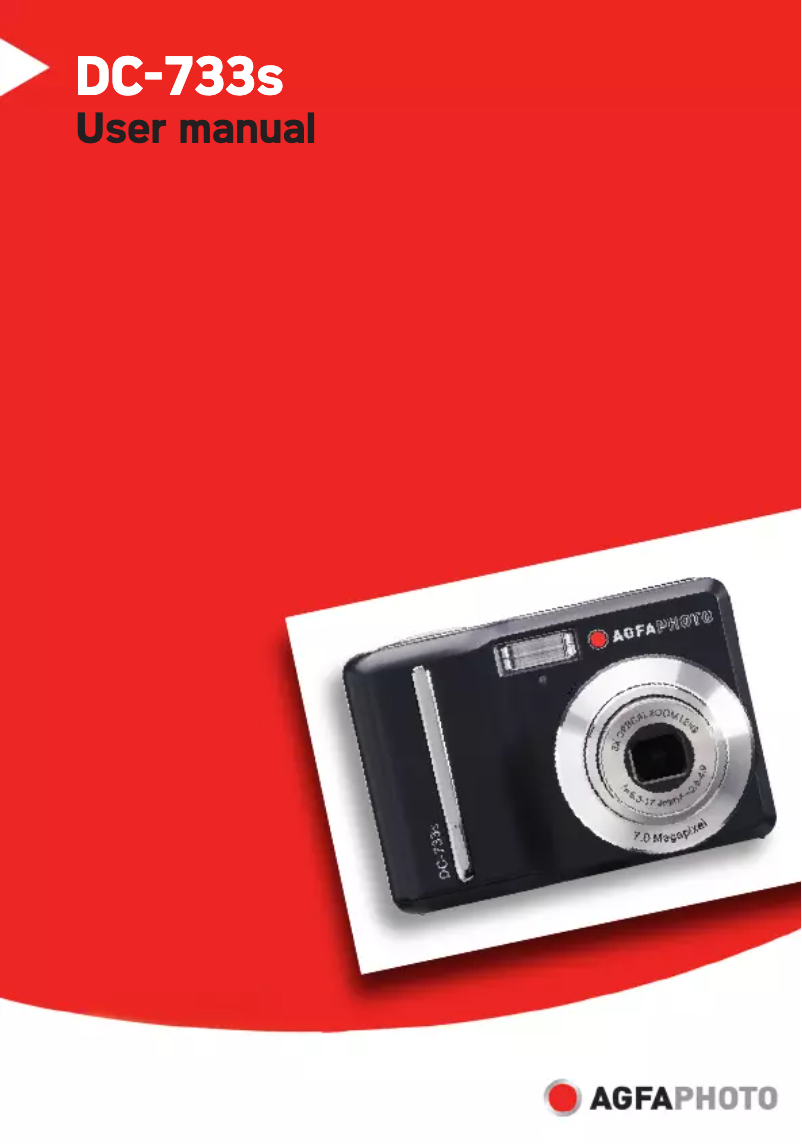 Imagen de la primera página del manual del dispositivo DC-733s