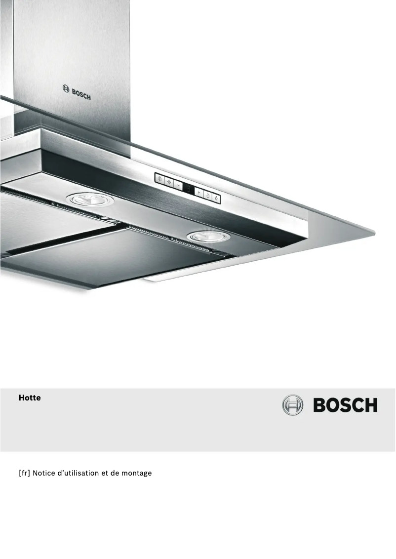 Page 1 de la notice Manuel utilisateur Bosch DWK09E650