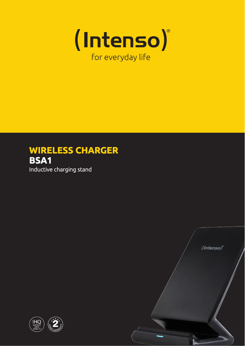 Imagen de la primera página del manual del dispositivo BSA1