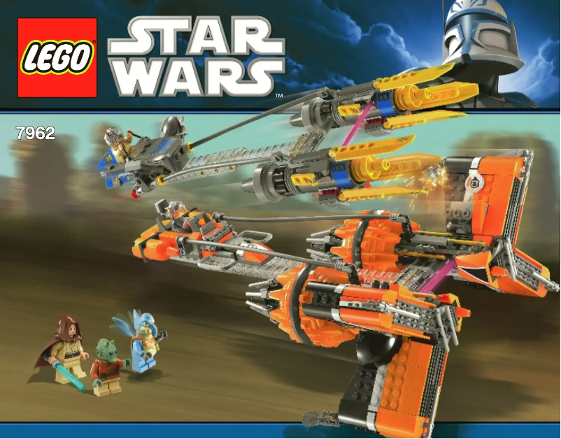 Page 1 de la notice Manuel utilisateur Lego Anakin's & Sebulba's Podracers (TM)