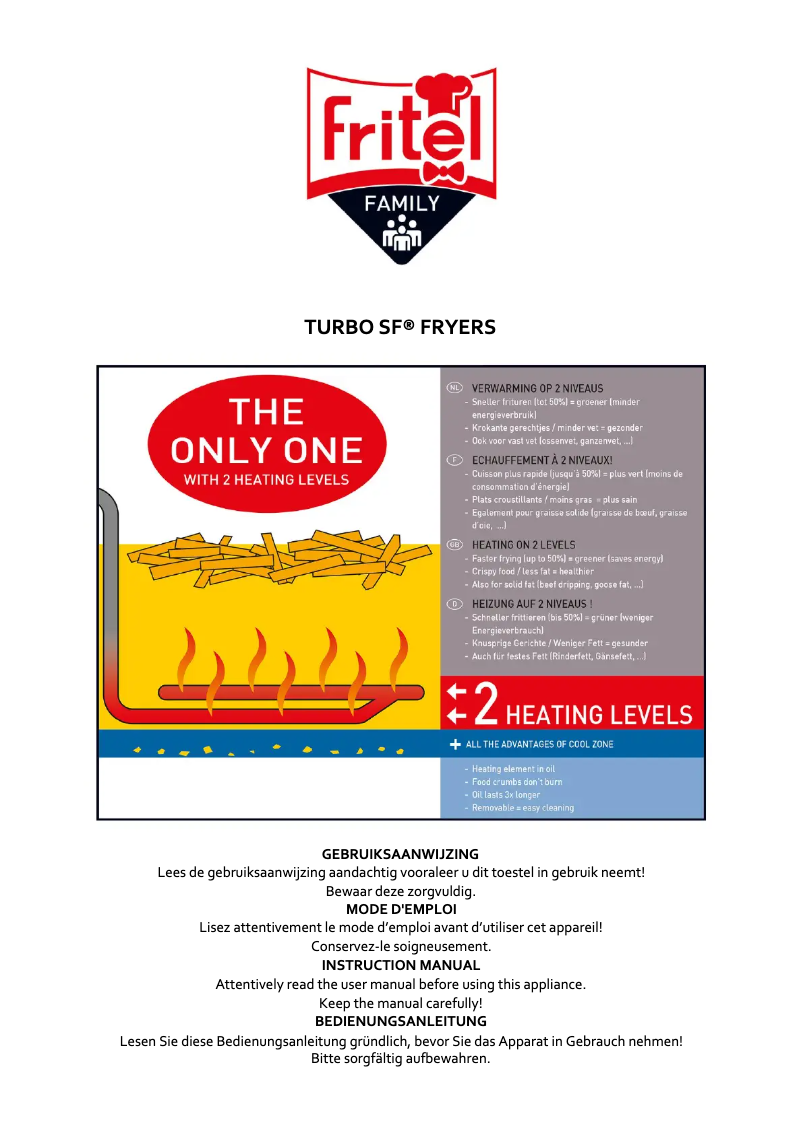 Page 1 de la notice Manuel utilisateur Fritel Turbo SF 4049