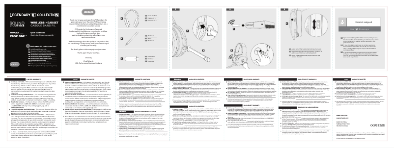 Image de la première page du manuel de l'appareil Legendary Collection