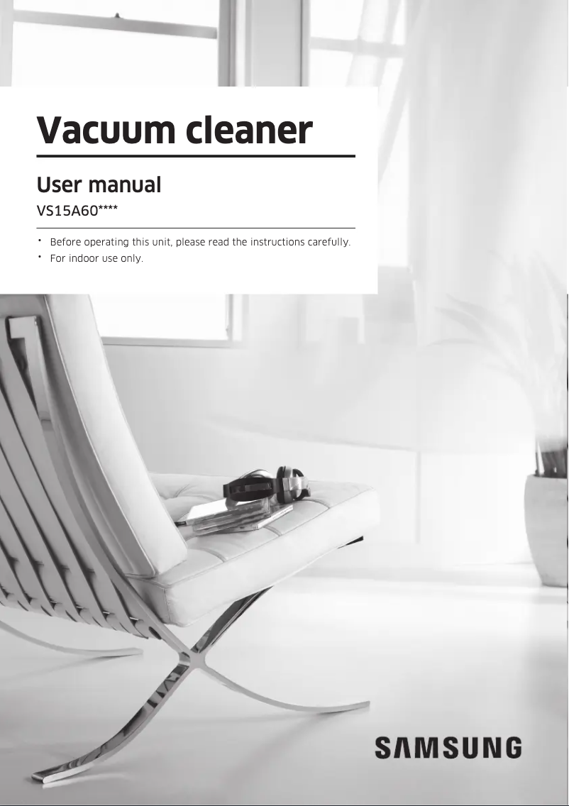 Image de la première page du manuel de l'appareil VS15A6032M5