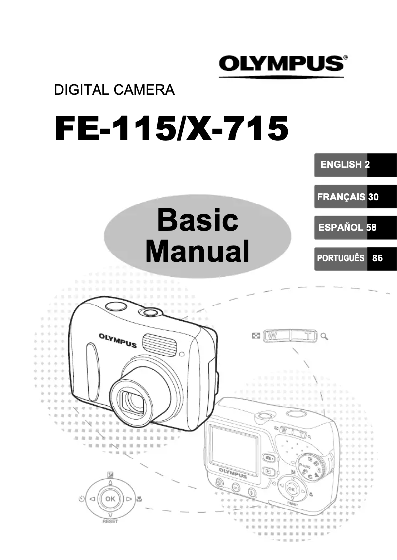 Imagen de la primera página del manual del dispositivo FE-115